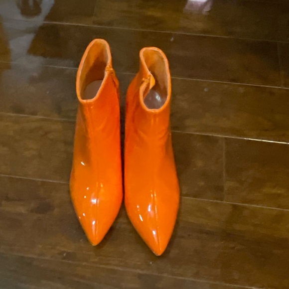 Allegra K Women's Pointed Toe Stiletto High Heel Ankle Boots size 8 - Picture 9 of 12